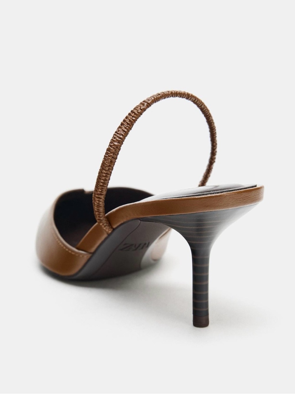 Brown Slingback Heels - Picture 4 of 5
